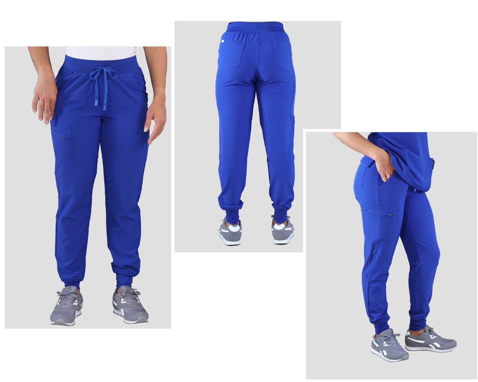 Women’s royal blue scrub bottom for nursing students